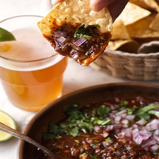Red Charred Salsa/ Salsa Roja Asada