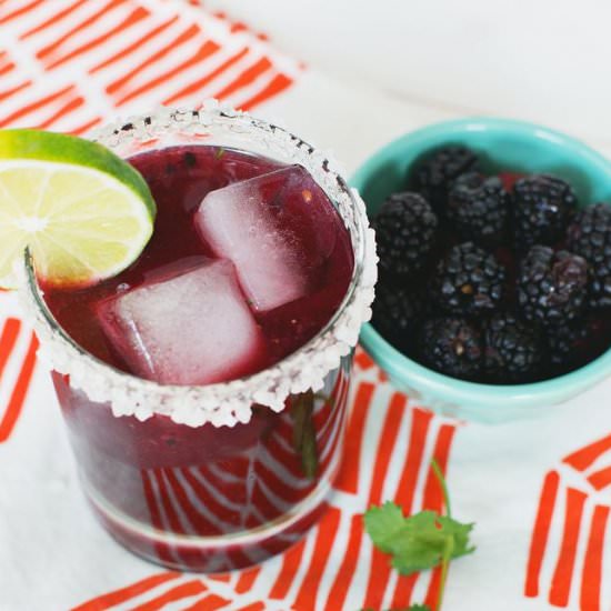Blackberry Cilantro Margarita