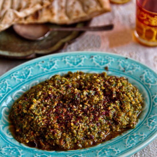 Dairy Free Coriander and Chilli Dip