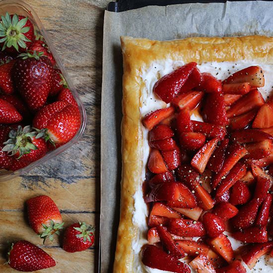 Strawberry & Mascarpone Galette