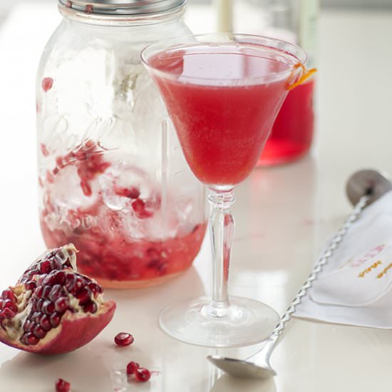 Pomegranate martini