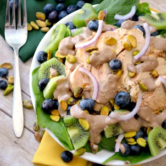 Pistachio Spinach Salad