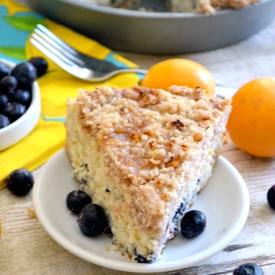 Lemon Blueberry Coffee Cake