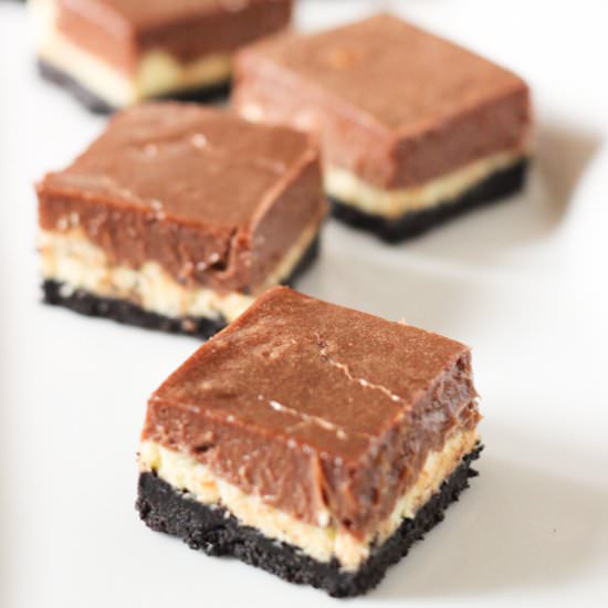 Nutella Cheesecake Bars