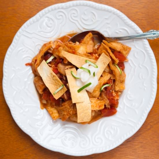 Chicken Chilaquiles