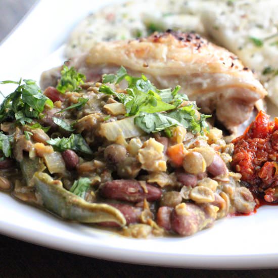 Indian Green Lentil Curry