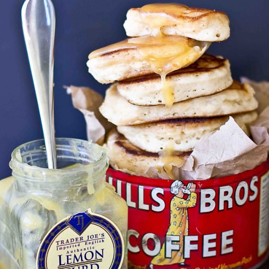 Lemon Curd & Ricotta Pancakes