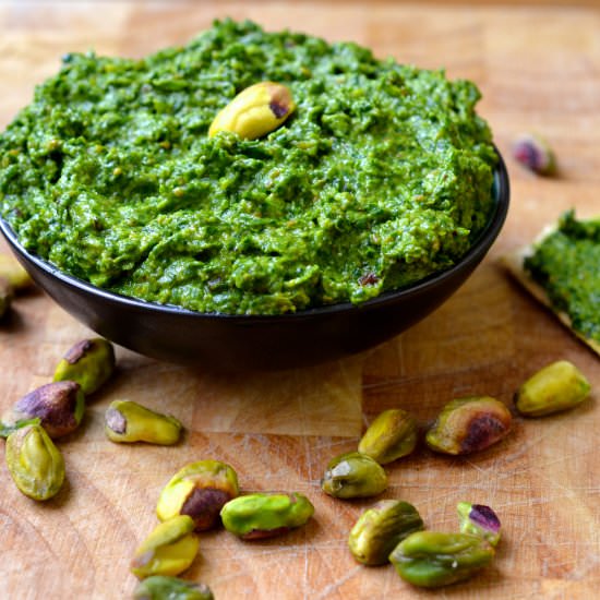 Kale and Pistachio Pesto