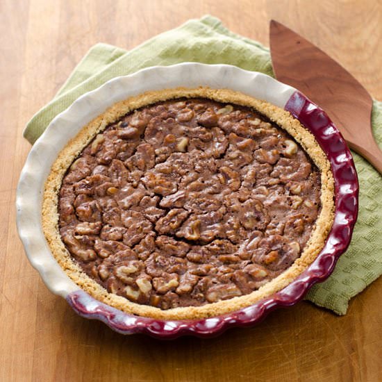 Chocolate Walnut Pie