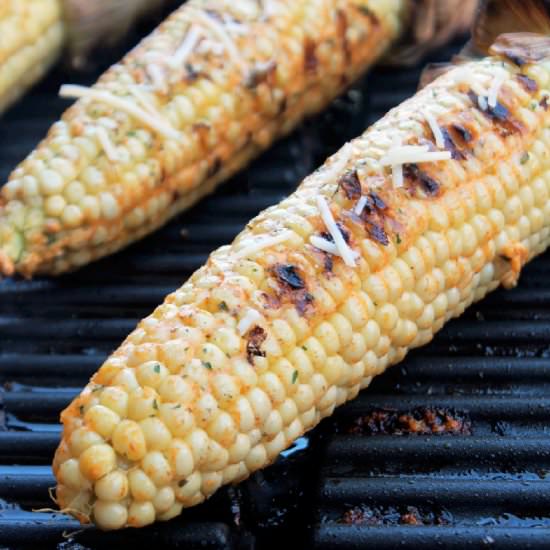 Grilled Mexican Corn