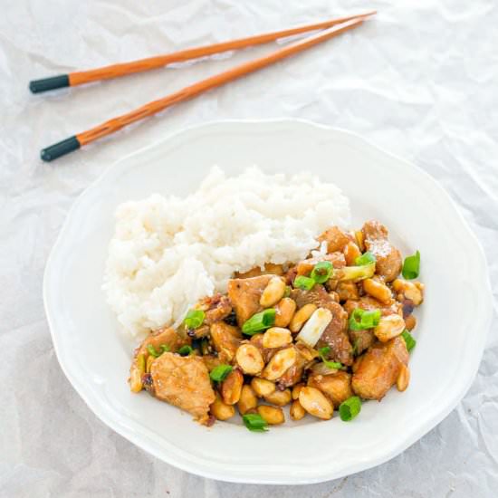 Gong Bao (Pork with Peanuts)