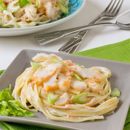 Buffalo Cod with Fettuccine