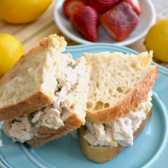 Lemon Piccata Chicken Salad