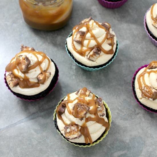 Snickers Cupcakes