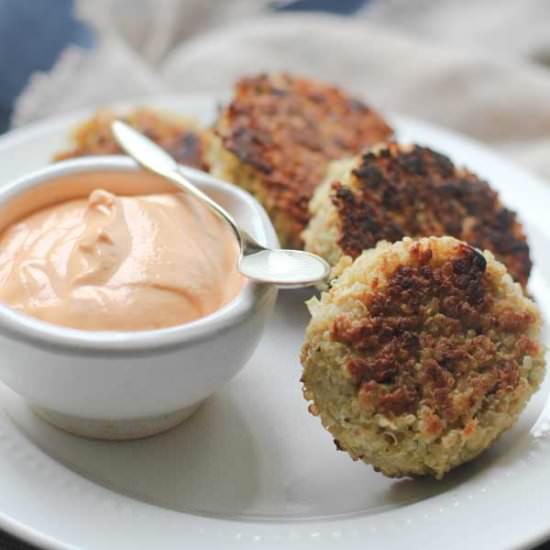 Crispy Quinoa Cakes