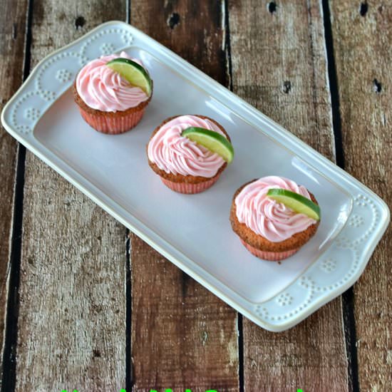 Cherry Limeade Kool-Aid Cupcakes