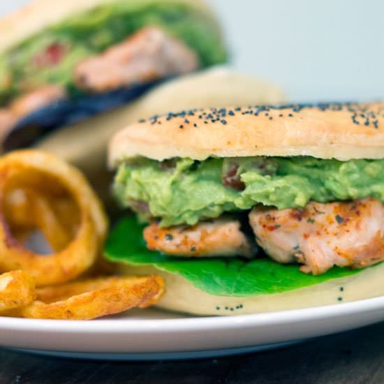 Grilled Chicken Avocado Burgers