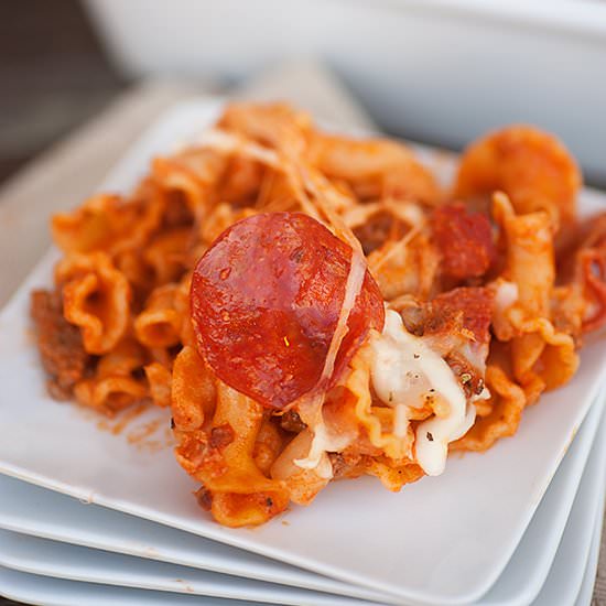 Pizza Pasta Bake