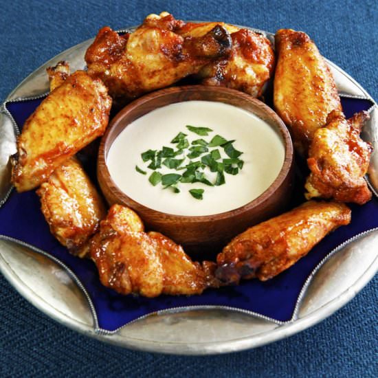 Spicy Middle Eastern Chicken Wings