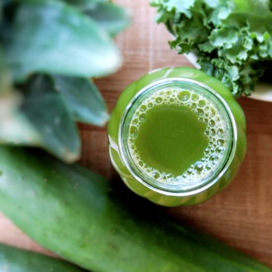 Pineapple, Cucumber & Kale Juice