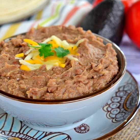 Slow Cooker Refried Beans