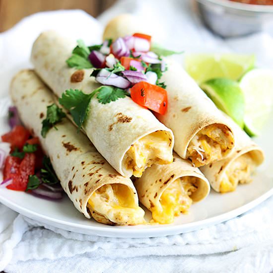 Creamy Chicken Taquitos