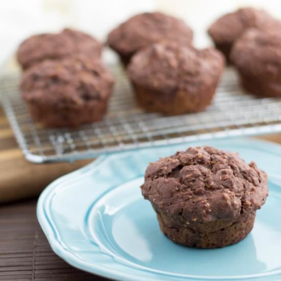 Orange Chocolate Oatmeal Muffins