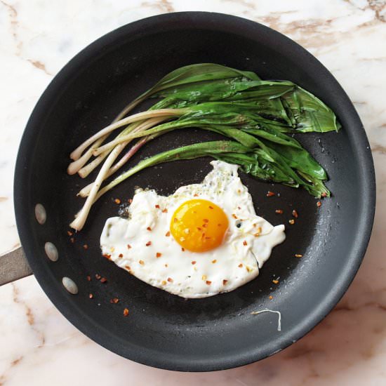 Fried Egg and Ramps