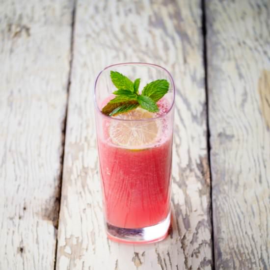 Watermelon and Lime Agua Fresca