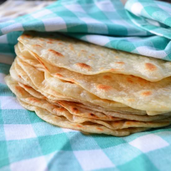 Homemade Flour Tortillas