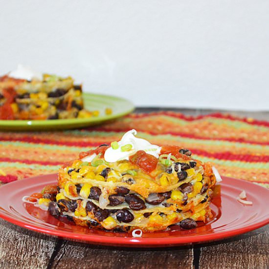 8 Layer Tortilla Pie