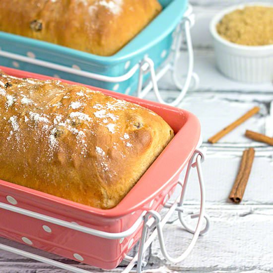 Easy Cinnamon Raisin Bread