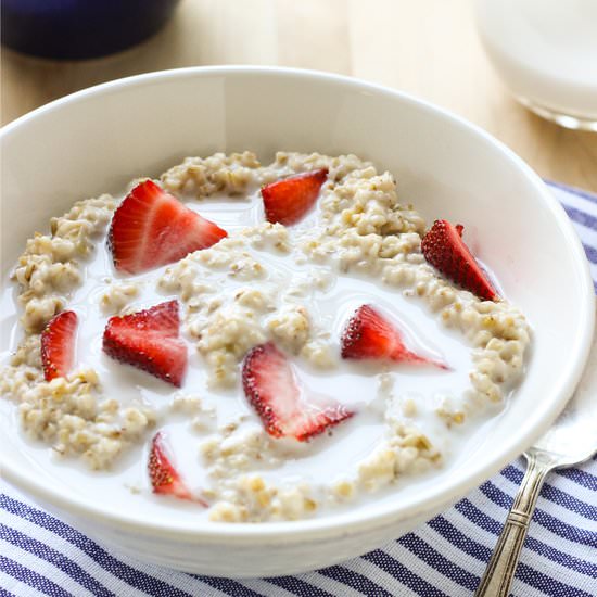 Strawberries n’ Cream Oatmeal