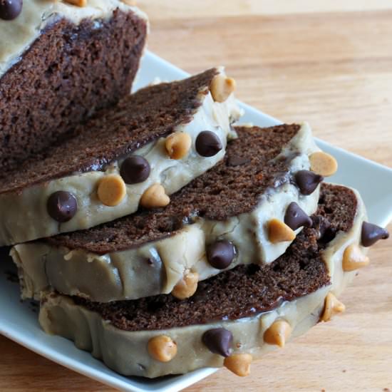 Choco Peanut Butter Banana Bread