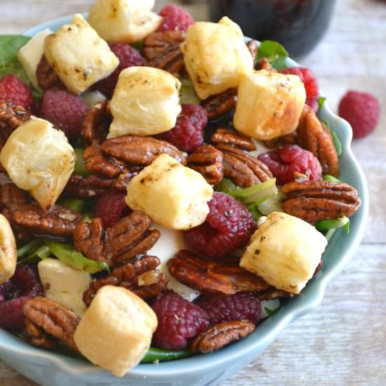 Raspberry Brie Salad