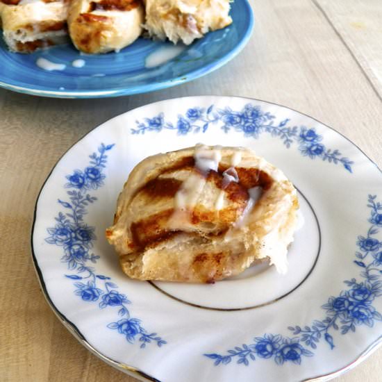 Leftover Pizza Dough Cinnamon Rolls