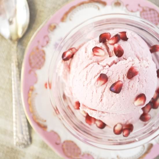 Pomegranate Ice Cream
