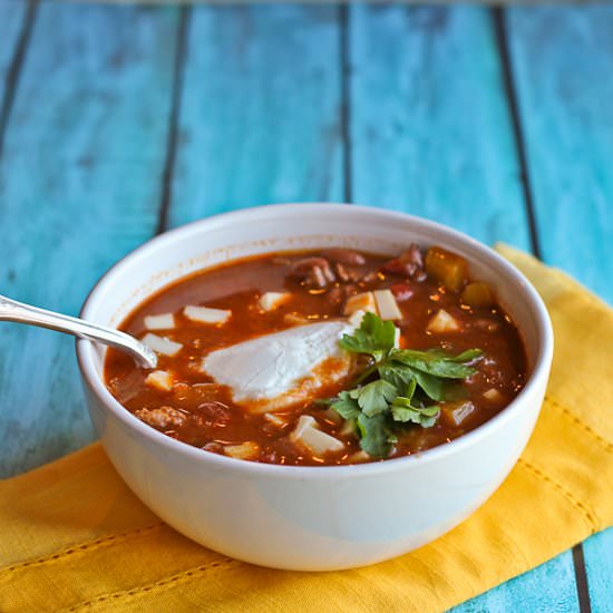 Chorizo & Bean Chili