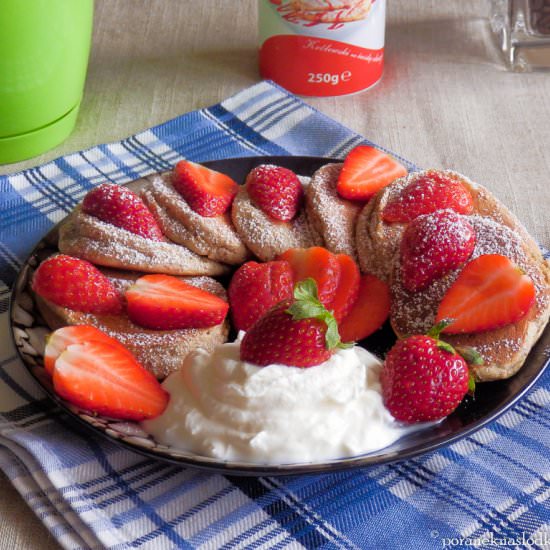 Pancakes with Pinto Beans