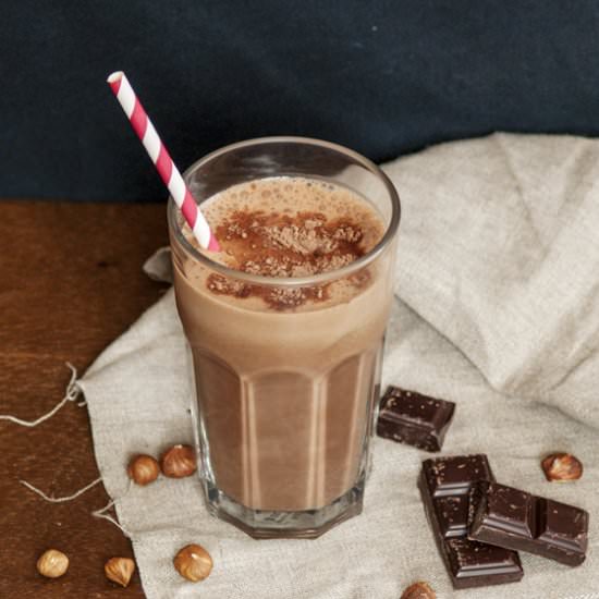 Vegan Nutella-style Milkshake