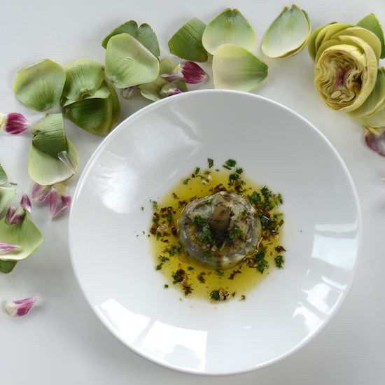 Roman Style Artichokes