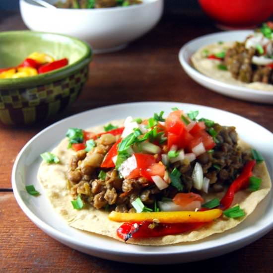 Fat-Free Lentil Tacos