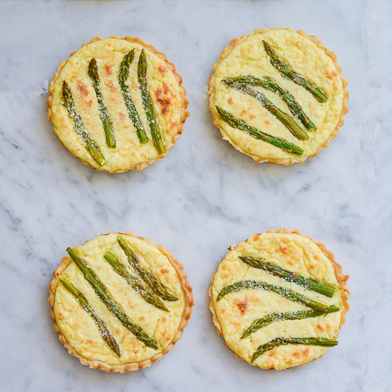 Asparagus Lemon Tartlete