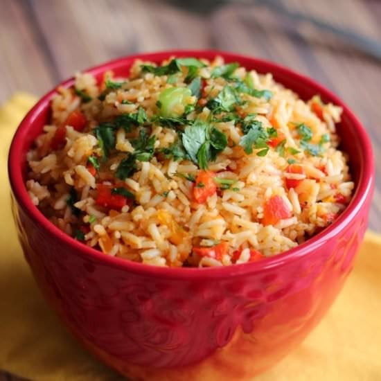 Roasted Red Pepper Rice
