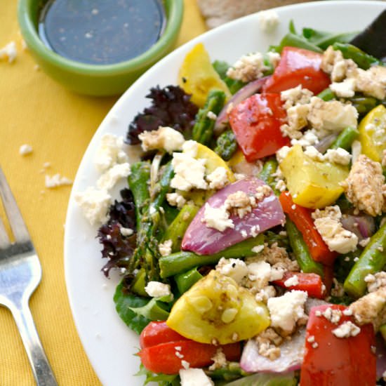 Balsamic Roasted Vegetable Salad