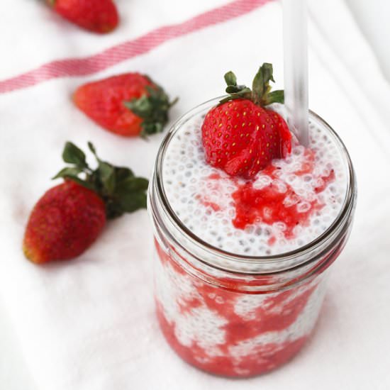 Strawberry Chia Pudding