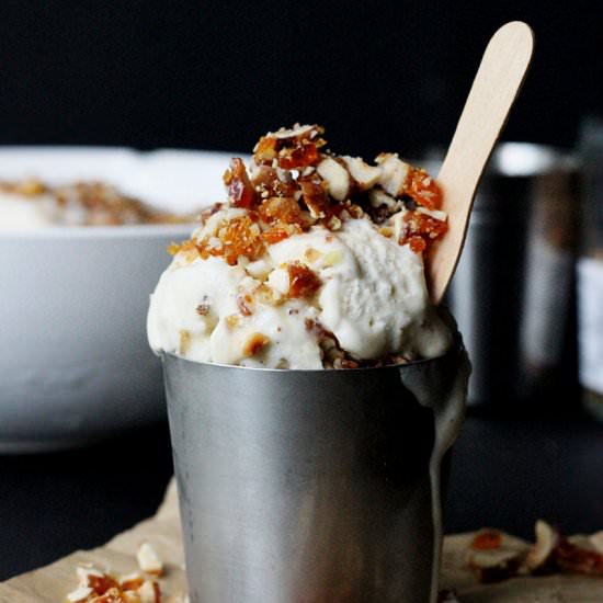 Hazelnut Praline Ice Cream