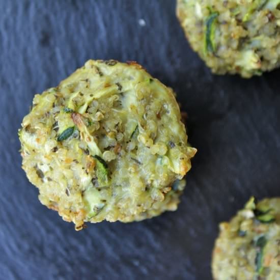Quinoa Zucchini Omelet Bites