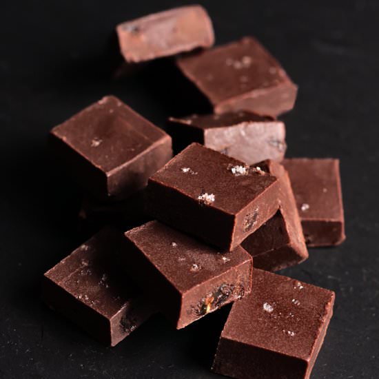 Vegan chocolate fudge