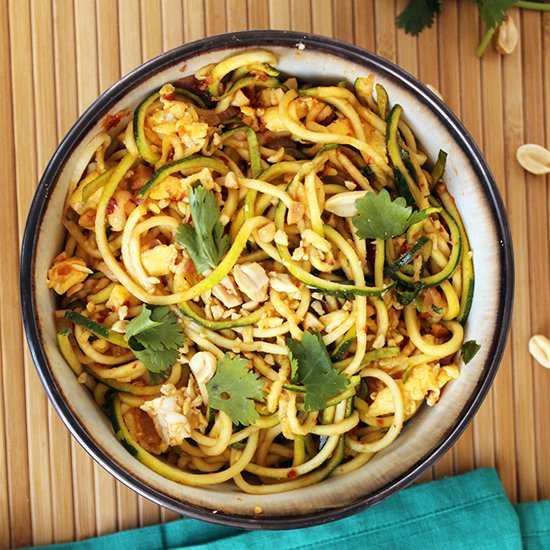 Zucchini Noodle Pad Thai
